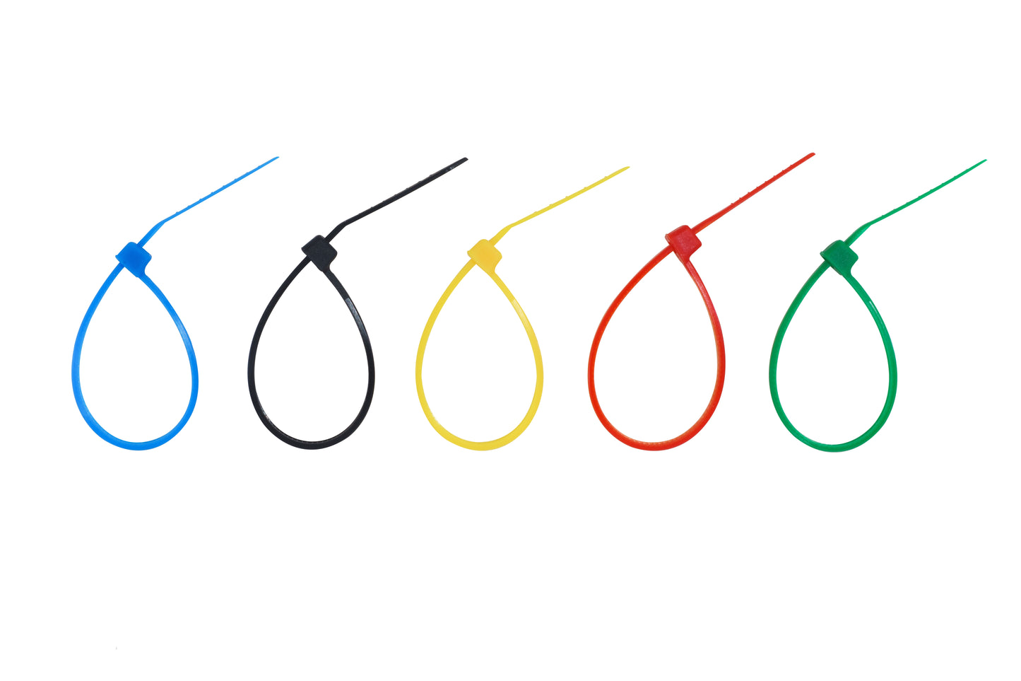 Coloured Nylon Cable Ties - Tub of 650 pieces