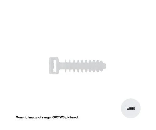 Natural Christmas Tree Anchor Plugs for Cable Ties 6mm - Pack of 100