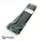 RELEASABLE Nylon Cable Ties 7.6mm x 200mm Black - 100 Ties (1 pack)