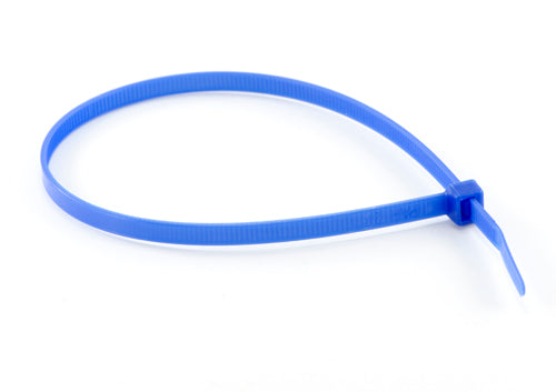 Nylon Cable Ties 4.8mm x 200mm Blue- 100 Ties (1 pack)