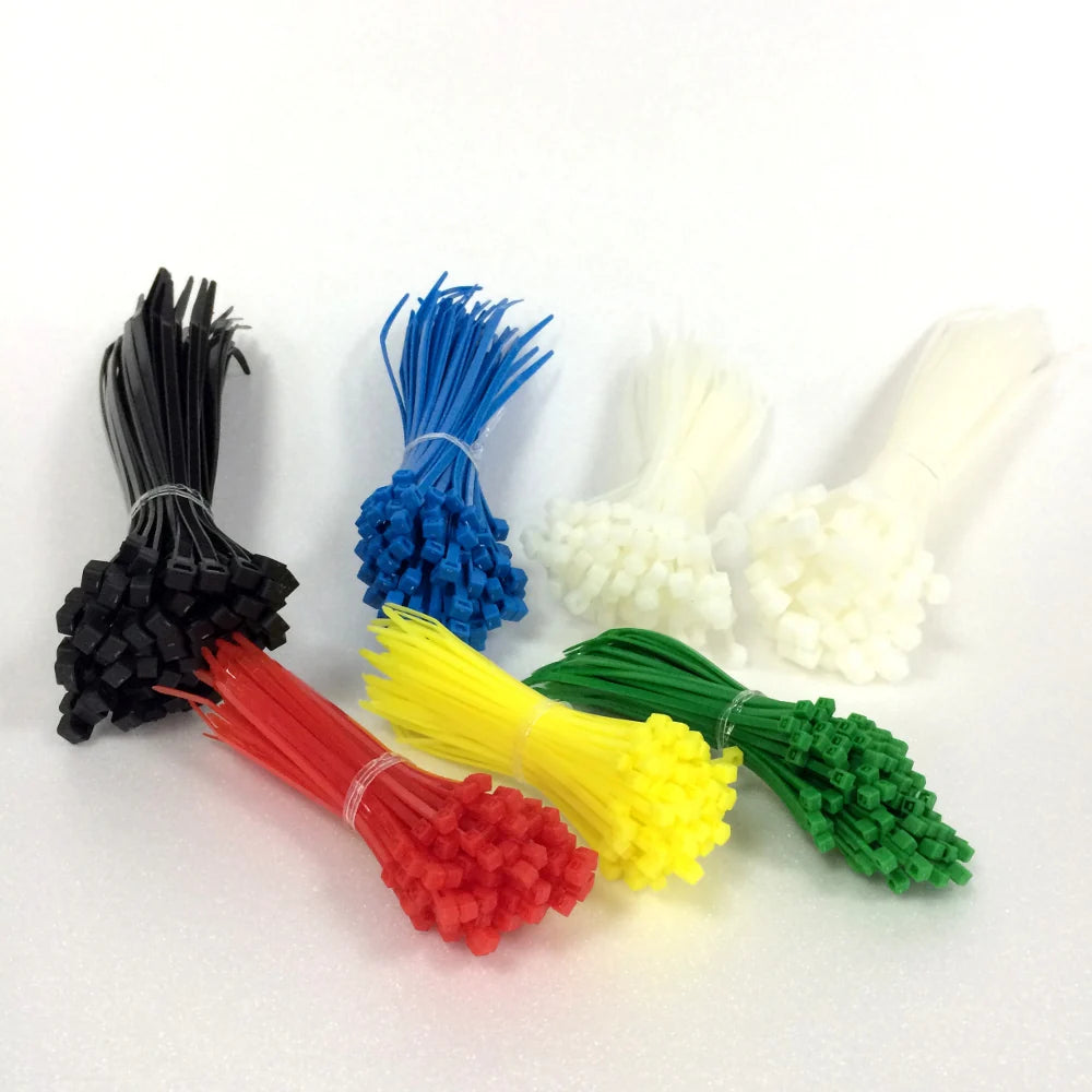 Coloured Nylon Cable Ties - Tub of 650 pieces