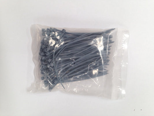 Nylon Cable Ties 3.6mm x 250mm GREY - 100 Ties (1 pack)