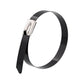 316 Stainless Steel Black Poly COATED Cable Ties 7.9mm x 200mm - 100 Ties