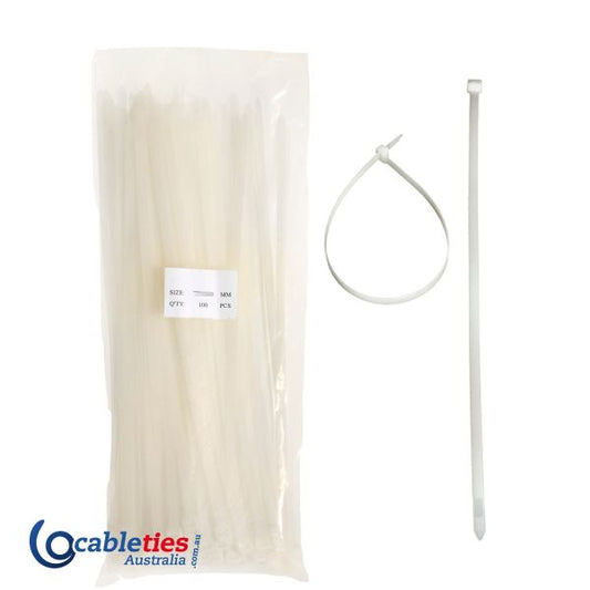 Nylon Cable Ties 9.0mm x 920mm Natural - 100 Ties (1 pack)