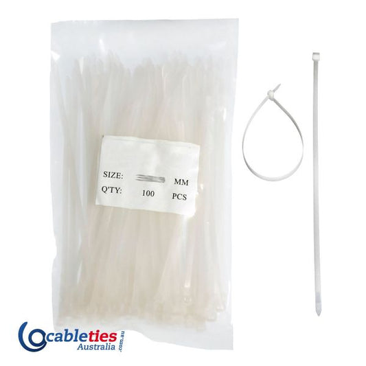 Nylon Cable Ties 3.6mm x 150mm Natural - 1000 Ties (10 packs)